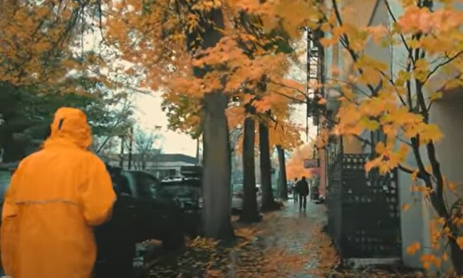 осінь, люди, погода