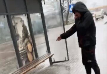 "Ви тварюки!": чоловік висловив всю свою ненависть до українських захисників, відео