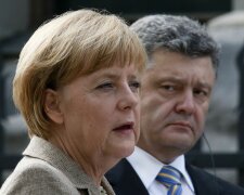 меркель и порошенко