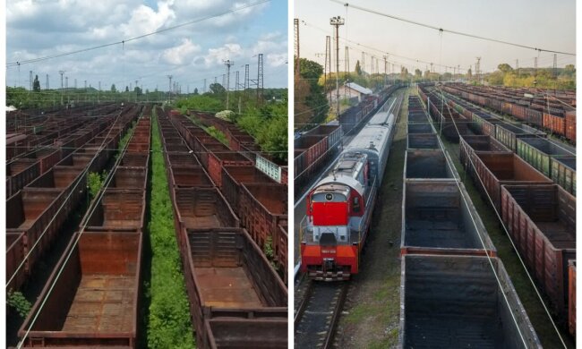 Окупанти споганили залізничне сполучення Донецька, фото наслідків: "Прям Абхазія"