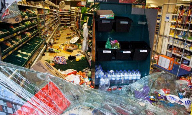 супермаркет погром