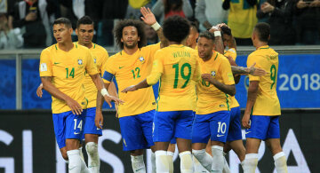 сборная Бразилии, футболисты Бразилии, футболисты, Бразилия