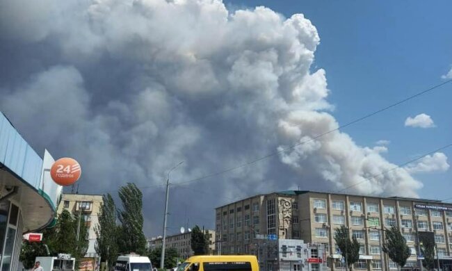 пожар в Луганской области