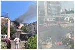 Огонь охватил многоэтажку, черный дым виден издалека: видео ЧП из курортной части Одессы