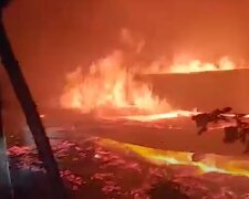 Пожар вспыхнул на базе отдыха под Одессой: видео ЧП