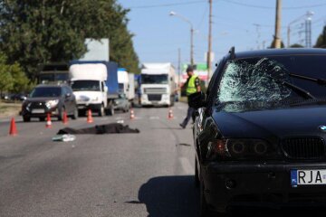 У Дніпрі BMW на величезній швидкості збив пенсіонерку, кадри: проігнорував "зебру"
