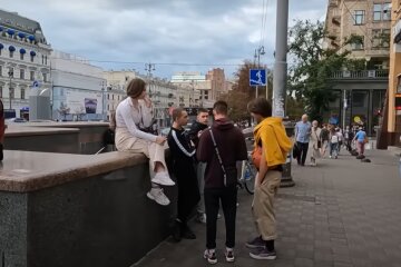 осень, Киев, Бессарабка