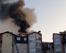 "Господи, протяни им руку помощи": под Киевом огонь оставил без крыши над головой десятки людей, видео