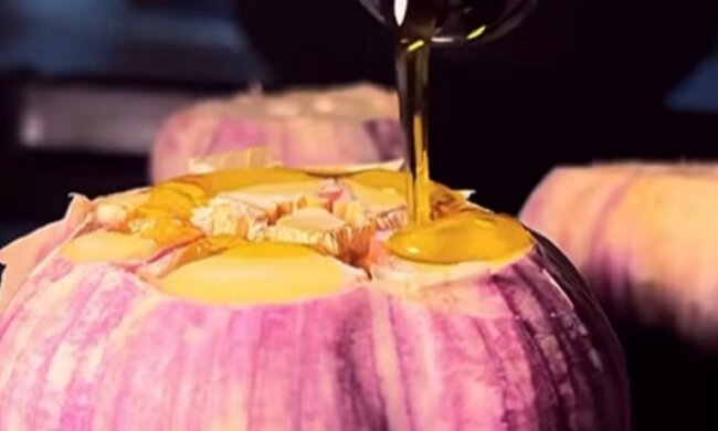 як запекти часник