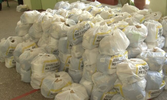Гуманитарная помощь для пенсионеров в Харьковской области