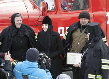 При монастыре УПЦ на Черкащине появилась добровольная сестринская пожарная команда: "Впервые в Украине"