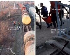 Беда на ж/д станции в Одессе,  врачи спасают жизнь молодого парня: появилось видео