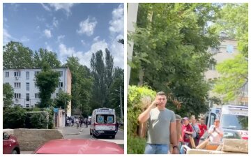 В Одессе произошла драка из-за того, что медиков "скорой" удерживали в ТЦК, видео: врачи вышли на акцию протеста
