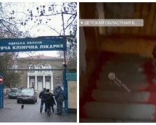 Зі стін відпала плитка: в Одесі показали на відео занедбаний стан дитячої обласної лікарні