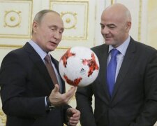 Путин Инфантино ФИФА