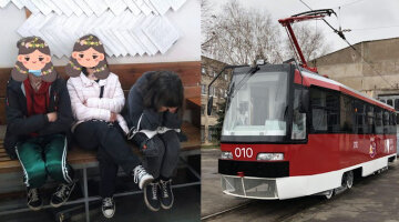 Три 11-летние девочки разрисовали трамвай: отмывать пришлось родителям, видео