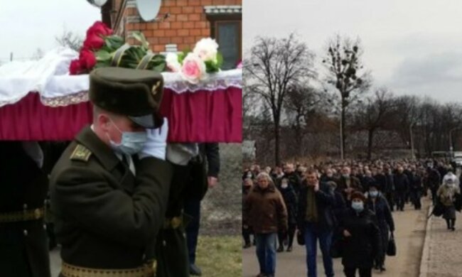 Украина понесла невосполнимые потери на Донбассе, проститься с Героями пришли толпы людей: кадры
