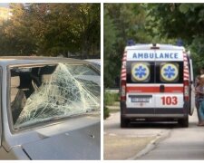 Підлітка зніс автомобіль на "зебрі", тілом вибив лобове скло: кадри аварії в Одесі