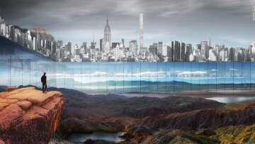Американские дизайнеры предложили перекопать Центральный парк Манхэттена и окружить его стеклянной стеной (фото)