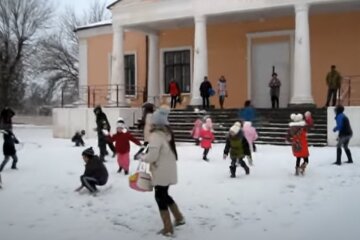 школа, дети, ученики, зимние каникулы