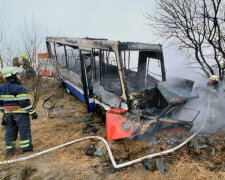 На Дінпропетровщині під час ДТП загорівся пасажирський автобус: є жертви