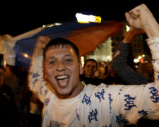 Russia Celebrates Gold Medal Win After 2008 IIHF World Championship