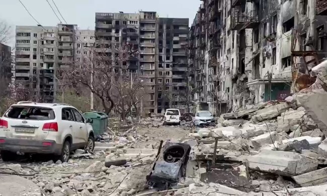 руины, дома, война, Мариуполь