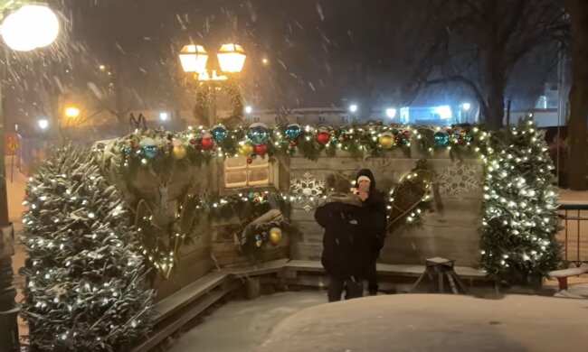 зима, люди, погода, новый год