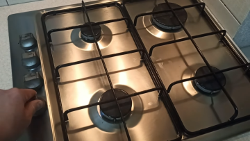 газ, плита газовая