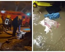 НП в Одесі, потік води хлинув на вулицю і затопив житловий будинок: з'явилося відео
