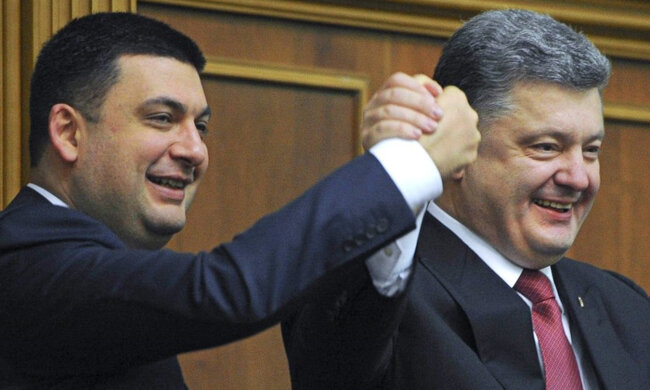 Владимир Гройсман, Петр Порошенко