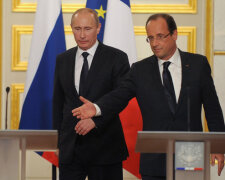 Франсуа Олланд и Владимир Путин