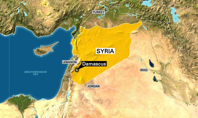Damascus, Syria Map