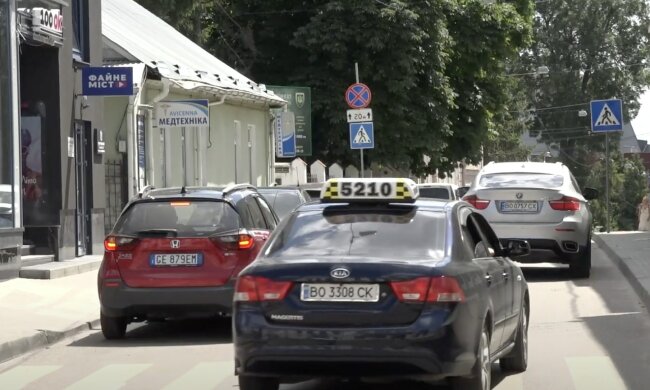 Ограничение движения в Тернополе