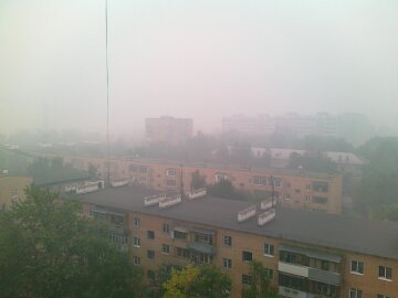 Москва туман