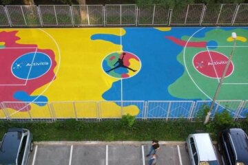 В Киеве появилась современная баскетбольная площадка Activitis: "Спорт должен быть доступен каждому"