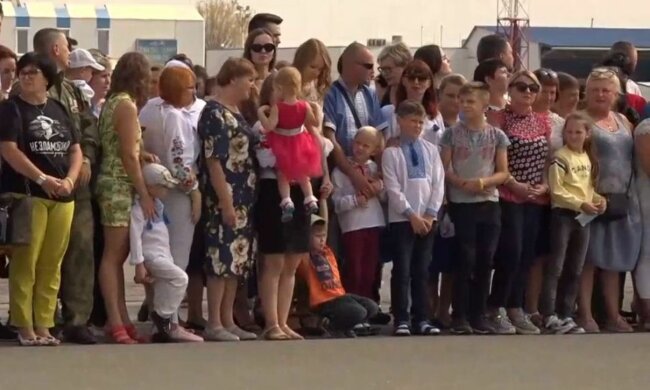 встреча украинских пленных