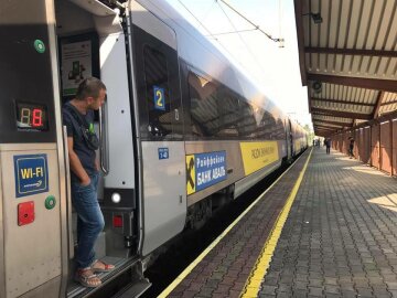 Поезд-Интерсити-поезд с Саакашвили