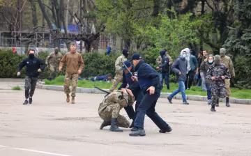 Битва на Куликовому полі: тітушок покарали за «хунту» і «карателів» (відео)