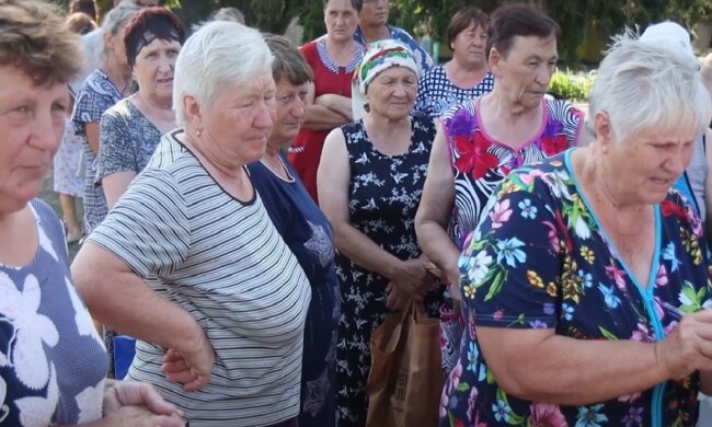 Гуманитарная помощь пенсионерам в Одесской области