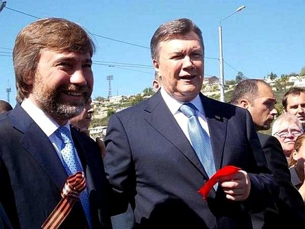 Вадим Новинский и Виктор Янукович