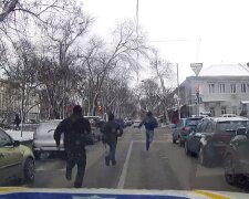 Поліція влаштувала погоню в центрі Одеси: відео переполоху