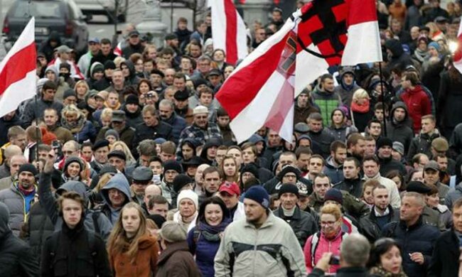 беларусь митинг
