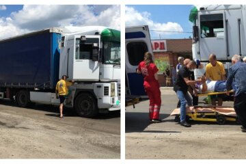 Фура снесла двух женщин в Харькове, кадры: "Выйдя из автобуса они решили..."