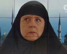 Меркель в хиджабе