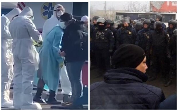 эвакуация, украинцы