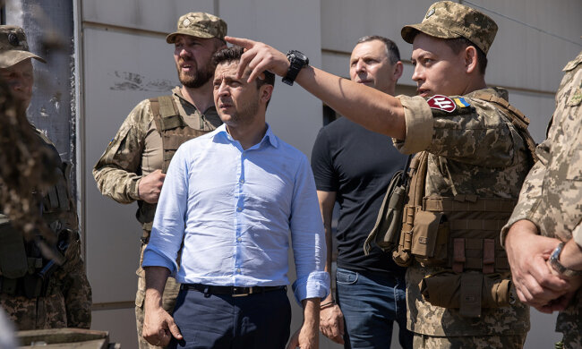 владимир зеленский на донбассе