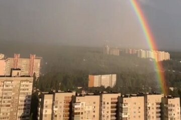 радуга, погода, Киев