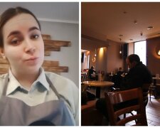 "Шел седьмой год сражения": женщина взбесилась из-за флага в кафе украинских защитников, видео