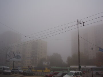 туман, погода, Киев